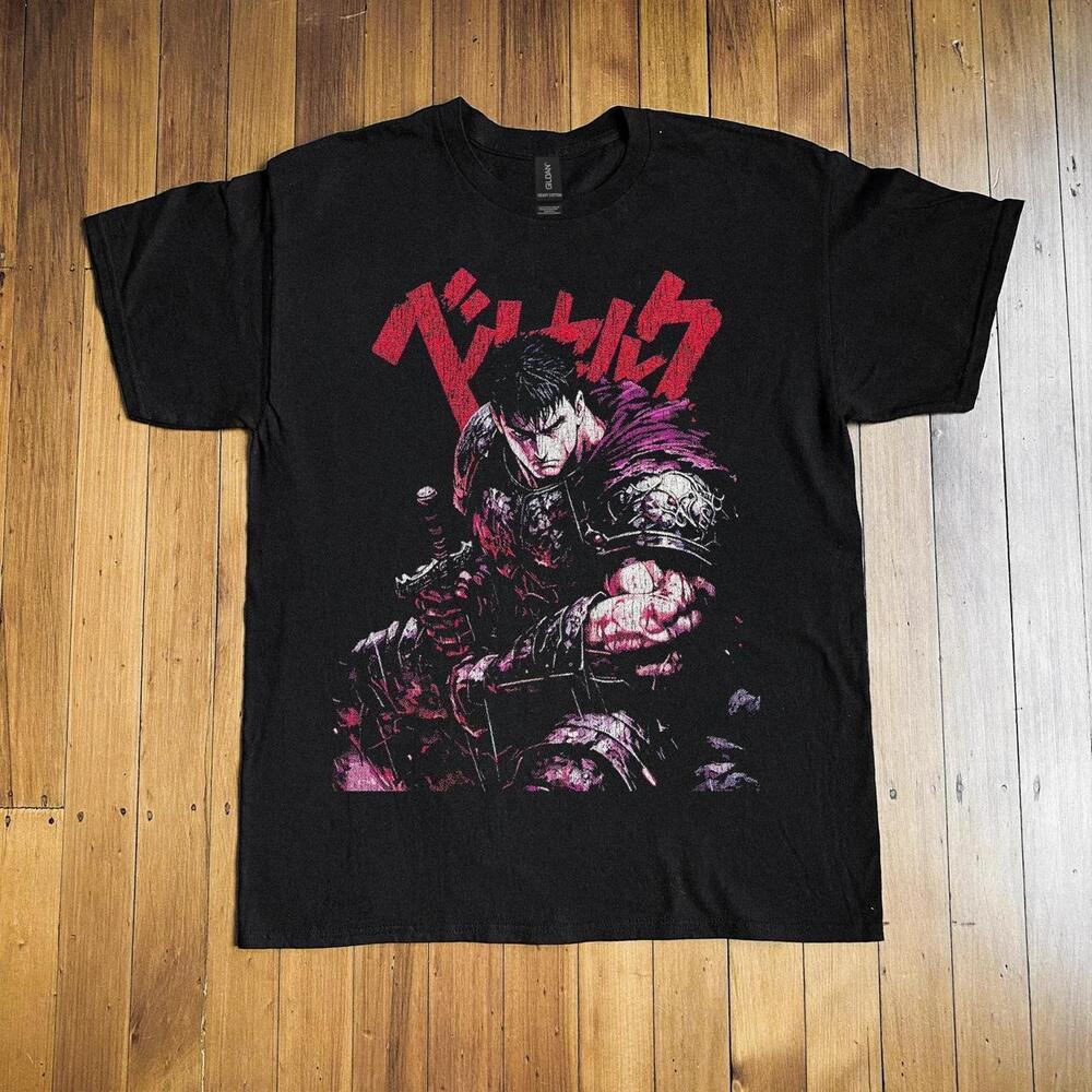 Black Guts Anime Cotton T Shirt